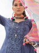 Blue Pure Cotton Casual Wear Pakistani Suit Mariya N Print Vol 3 5633 By Shree Fabs SC/016060