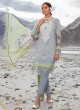 Grey Pure Cotton Casual Wear Pakistani Suit Mariya N Print Vol 3 5638 By Shree Fabs SC/016060