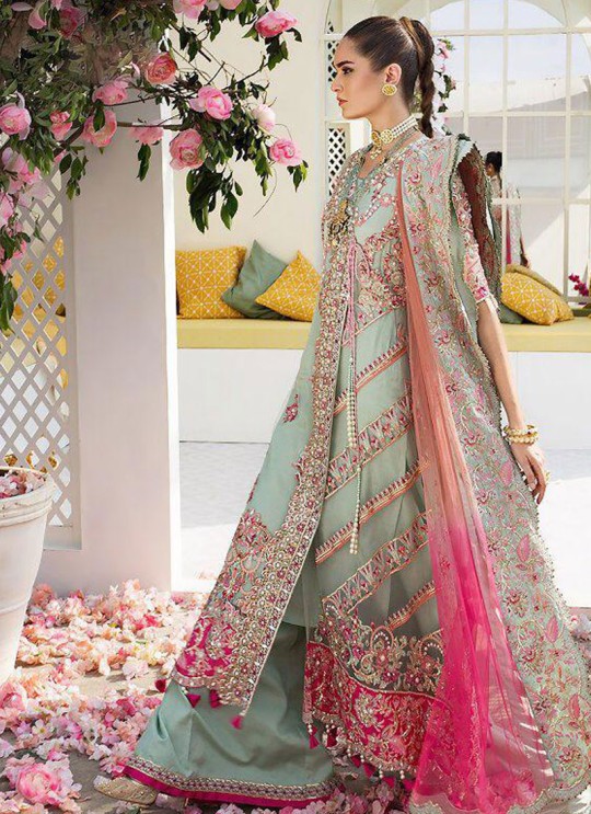 Green Net Party Wear Pakistani Suit Crimson Bridal Collection Vol 2 8161 By Shree Fabs SC/016149