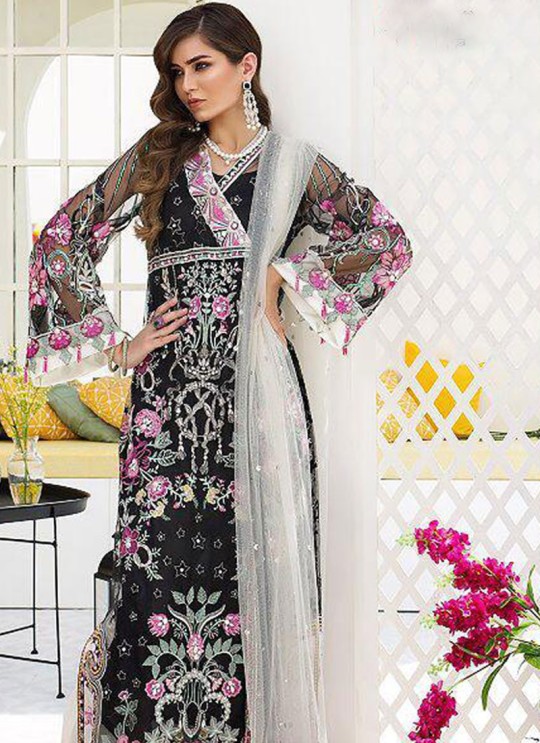 Black Net Wedding Wear Pakistani Suit Crimson Bridal Collection Vol 2 8164 By Shree Fabs SC/016149