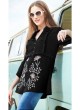 Delightful Black Rayon Casual Wear Top Glazier 2 1020 By Sparrow SC/016501 Delightful Black Rayon Casual Wear Top Glazier 2 1020 By Sparrow SC/016501
