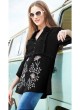 Delightful Black Rayon Casual Wear Top Glazier 2 1020 By Sparrow SC/016501