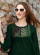 Tempting Green Rayon Casual Wear Top Glazier 2 1025 By Sparrow SC/016516