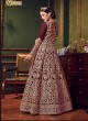 Wine Silk Floor Length Wedding Wear Anarkali Snow White Violet 22 5902 By Swagat SC/013232 Wine Silk Floor Length Wedding Wear Anarkali Snow White Violet 22 5902 By Swagat SC/013232