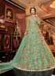 Green Net Bridal Floor Length Anarkali Violet Vol 30-6306 By Swagat SC/016854