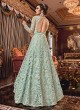 Ice Blue Net Bridal Skirt Kameez Violet Vol 30-6309 By Swagat SC/016857