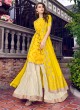 Violet Vol 31 By Swagat 6405 Yellow Tussar Satin Party Wear Sharara Suit