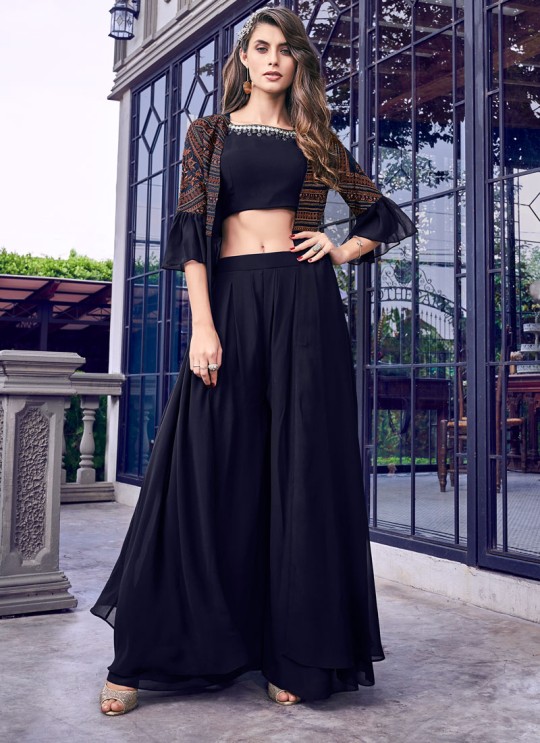 Violet Vol 31 By Swagat 6406 Blue Georgette Party Wear Palazzo Suit Violet Vol 31 By Swagat 6406 Blue Georgette Party Wear Palazzo Suit