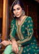 Wedding & Party Wear Floor Length Anarkali In Green Color Violet Vol 26 - 6105 By Swagat SC/016381
