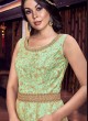 Wedding & Party Wear Floor Length Anarkali In Green Color Violet Vol 26 - 6105 By Swagat SC/016381