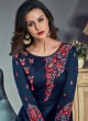Blue Art Silk Floor Length Anarkali For Wedding Reception Royal Highness 705 By Sybella Creations SC/014034 Blue Art Silk Floor Length Anarkali For Wedding Reception Royal Highness 705 By Sybella Creations SC/014034