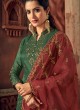 Rihana By Sybella 3101 Green Silk Ceremony Palazzo Suit