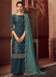 Rihana By Sybella 3105 Grey Silk Ceremony Palazzo Suit