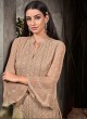 Beige Party Wear Straight Cut Suit Rahnuma 1101 By Sybella Creations SC/016444