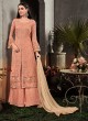 Peach Georgette  Palazzo Suit Rahnuma 1106 Set By Sybella Creations SC/016452