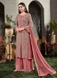 Grey Party Wear Palazzo Suit Rahnuma 1107 By Sybella Creations SC/016450
