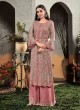 Grey Party Wear Palazzo Suit Rahnuma 1107 By Sybella Creations SC/016450