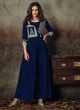 Blue Rayon Office Wear Designer Kurti 6016 By Vardan