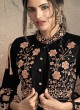 Black Tapeta Silk Ready Made Gown For Bridesmaids Gold 1406A By Vardan Black Tapeta Silk Ready Made Gown For Bridesmaids Gold 1406A By Vardan