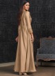 Beige Faux Georgette Gown For Bridesmaids 1504 By Vardan