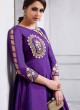 Tapeta Silk Party Wear Ready Made Anarkali Suit in Purple 158A By Vardan Tapeta Silk Party Wear Ready Made Anarkali Suit in Purple 158A By Vardan