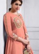 Tapeta Silk Party Wear Anarkali Suit in Peach Color 158C By Vardan Tapeta Silk Party Wear Anarkali Suit in Peach Color 158C By Vardan