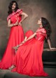 Pink Tapeta Silk Evening Ready Made Gown 183 By Vardan
