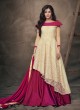 Cream Tapeta Silk Party Wear Ready Made Skirt Kameez 186 By Vardan Cream Tapeta Silk Party Wear Ready Made Skirt Kameez 186 By Vardan