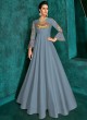 Embroidered Designer Gown Rozi Silver Vol 1 By Vardan 51018E Embroidered Designer Gown Rozi Silver Vol 1 By Vardan 51018E