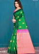 Green Cotton Printed Festival Wear Designer Saree Vellora Saree Vol 2 1132 By Vellora