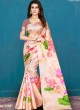 Peach Khadi Silk Printed Festival Wear Designer Saree Vellora Saree Vol 2 1136 By Vellora