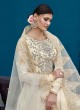 Cream Silk Party Wear Gown Style Anarkali Alicia 10127 By Vipul Fashions Cream Silk Party Wear Gown Style Anarkali Alicia 10127 By Vipul Fashions
