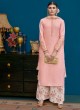 Pink Silk Party Wear Palazzo Suit Alicia 10128 By Vipul Fashions