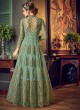 Green Net Floor Length Anarkali Julia 4554 By Vipul Fashions SC/016781