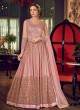 Pink Net Floor Length Anarkali Julia 4555 By Vipul Fashions SC/016782