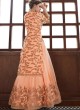 Peach Net Floor Length Anarkali Eternity 4536 By Vipul Fashions SC/015506