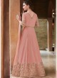 Peach Net Abaya Style Anarkali Blitz 4500 By Vipul Fashions SC/012715