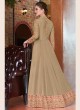 Beige Net Abaya Style Anarkali Blitz 4501 By Vipul Fashions SC/012716