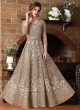 Grey Net Abaya Style Anarkali Blitz 4505 By Vipul Fashions SC/012720