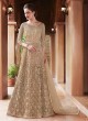 Beige Net Abaya Style Anarkali Blitz 4506 By Vipul Fashions SC/012721
