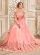 Pink Georgette Wedding Abaya Style Anarkali Mastani 1004 By Zaira SC/006851