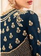 Blue Georgette Wedding Abaya Style Anarkali Mastani 1005 By Zaira SC/006852