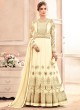 Cream Georgette Wedding Abaya Style Anarkali Mastani 1006 By Zaira SC/006853