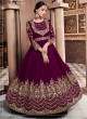 Purple Georgette Wedding Floor Length Anarkali Mastani Vol-2 1124 By Zaira SC/013633