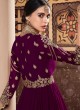 Purple Georgette Wedding Floor Length Anarkali Mastani Vol-2 1124 By Zaira SC/013633