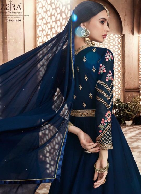 Blue Georgette Wedding Floor Length Anarkali Mastani Vol-2 1126 By Zaira SC/013635 Blue Georgette Wedding Floor Length Anarkali Mastani Vol-2 1126 By Zaira SC/013635