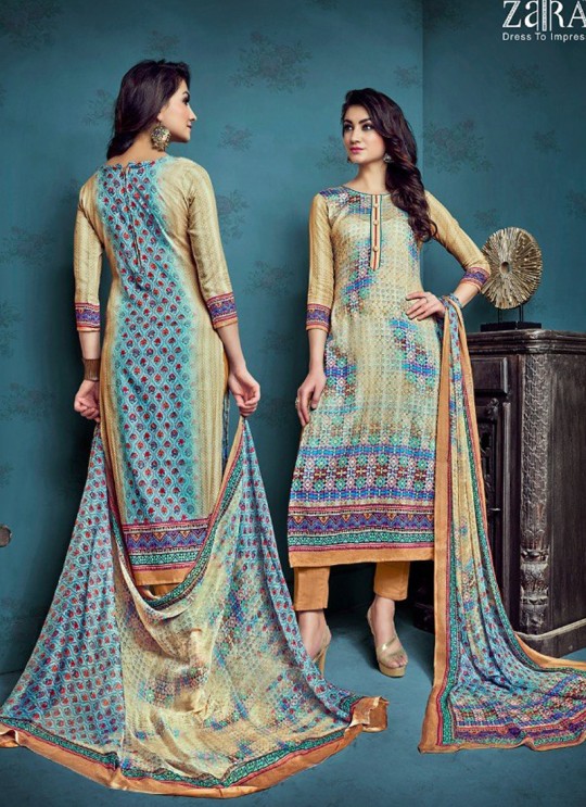 Multicolor Cotton Satin Festival Straight Cut Suit Shanaya 4002 By Zaira SC/010679 Multicolor Cotton Satin Festival Straight Cut Suit Shanaya 4002 By Zaira SC/010679