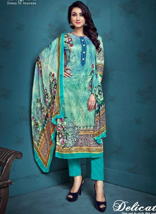 Turquoise Cotton Satin Festival Straight Cut Suit Shanaya 4005 By Zaira SC/010682 Turquoise Cotton Satin Festival Straight Cut Suit Shanaya 4005 By Zaira SC/010682
