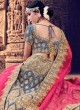 Grey Velvet A Line Bridal Lehenga Choli Zikkara Vol 9 10009 By Zikkra