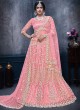 Zikkra Vol 14 By Kesari Exports 14003 Pink Net A-Line Bridal Lehenga Choli